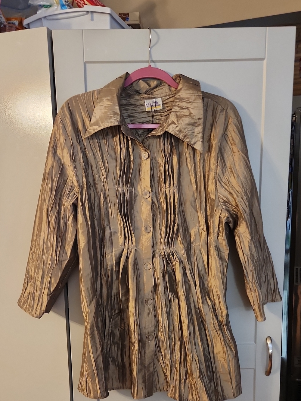 Noelle Crinkle Long Top
